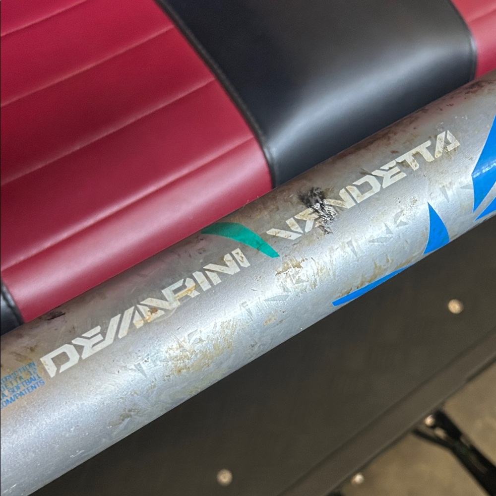 Blue and Silver Softball Bat Demarini Vendetta - Picture 3 of 5